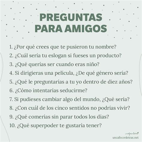 preguntas para conocer a tus amigos|Interrogantes para amigos: ¡1000 preguntas para。